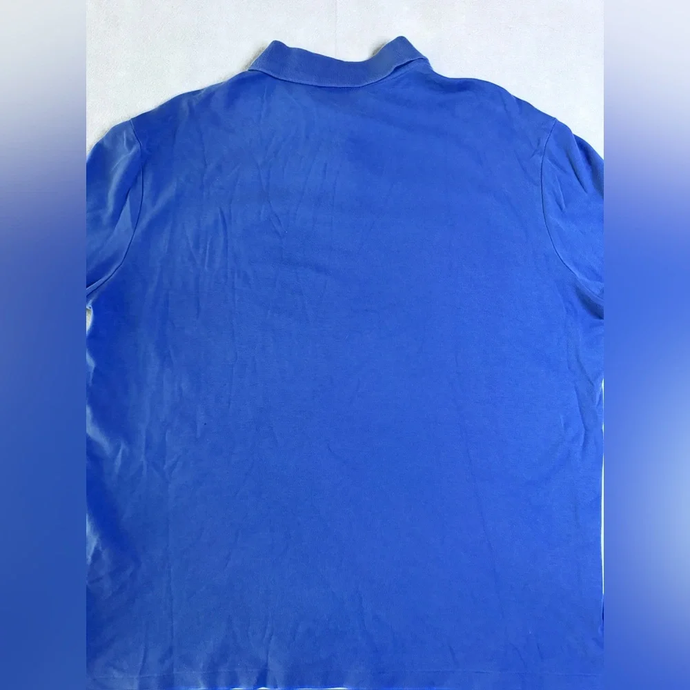 Polo Ralph Lauren Shirt Mens Large  Classic Fit Blue Polo Pony Short Sleeve Golf